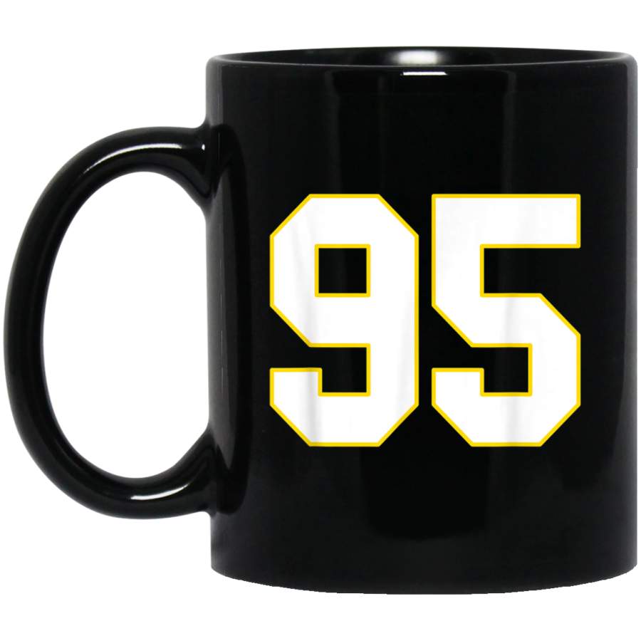 Number 95 Mug  Kansas City Football Mug