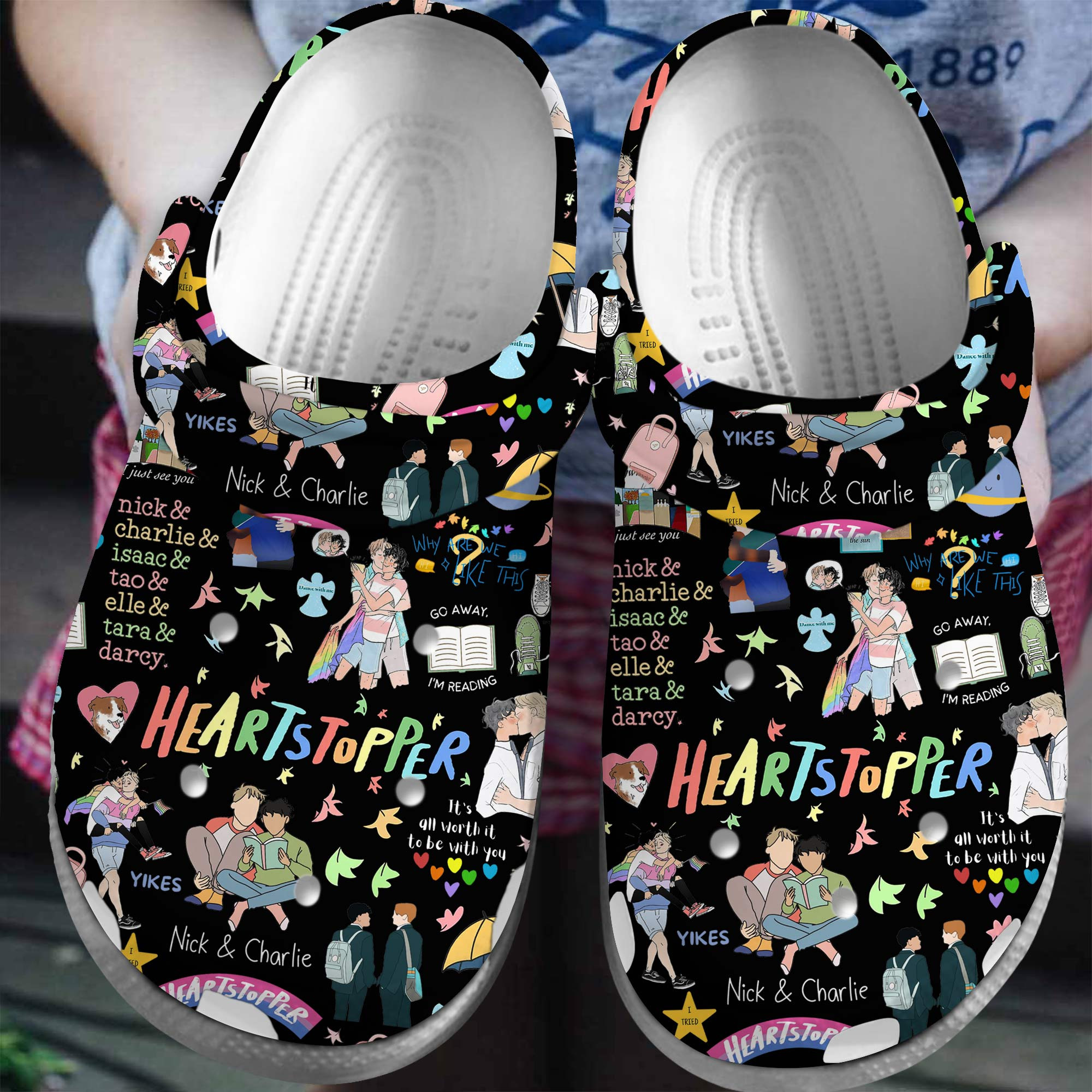 Heartstopper Tv Series Crocss Clogs For Men Women And Kid Bm1411-2170-2