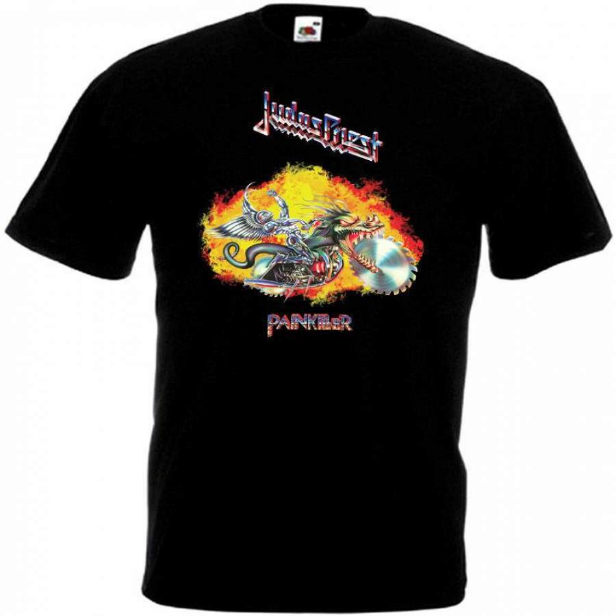 Judas Priest Painkiller V2 T-Shirt Black Poster All Sizes S…5Xl