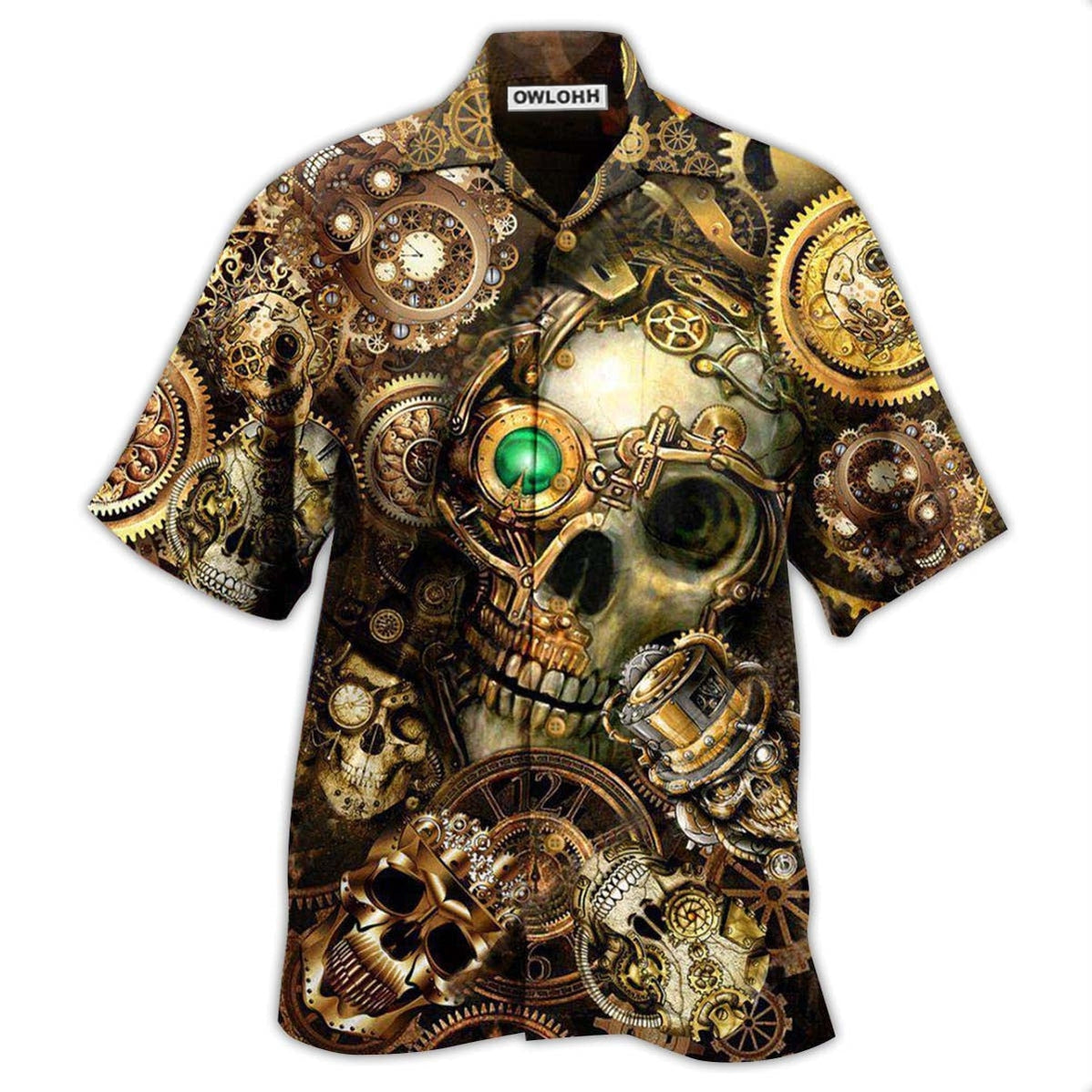 Skull Amazing Steampunk Hawaii Shirt Ha4385