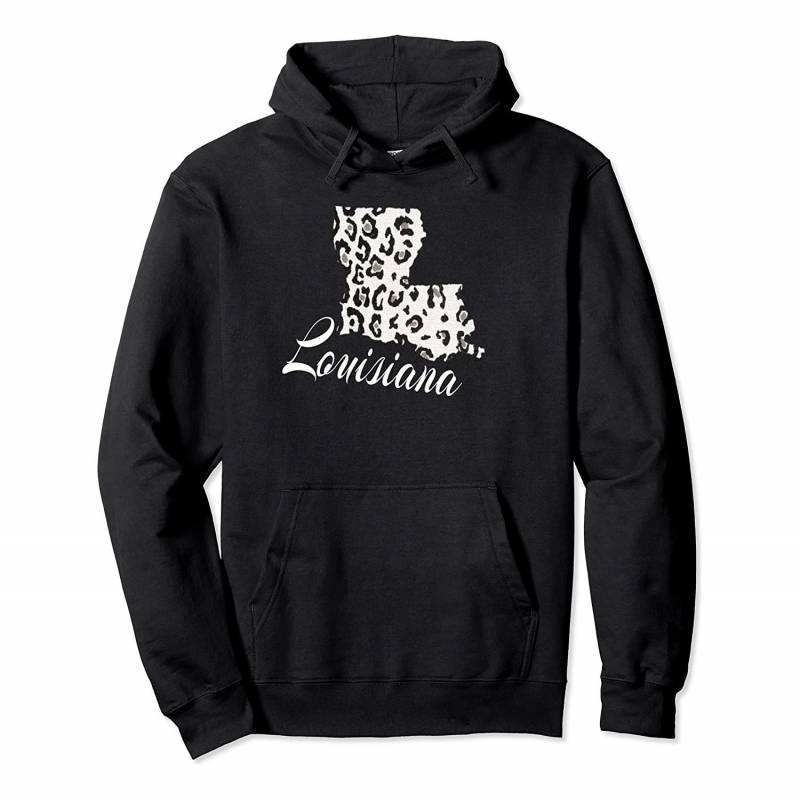 Snow Leopard Louisiana Home State Pullover Hoodie, T Shirt, Sweatshirt