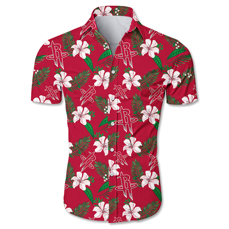 Houston Rockets Hawaii Shirt Small Flowers Ha35446