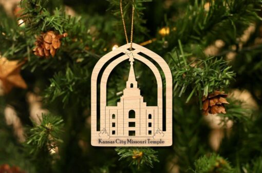 Kansas City Missouri Temple Christmas Ornament, Christmas Tree Decor, Christmas Gift