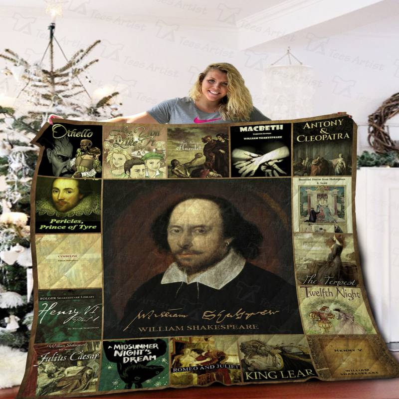 William Shakespeare Quilt Blanket 02149