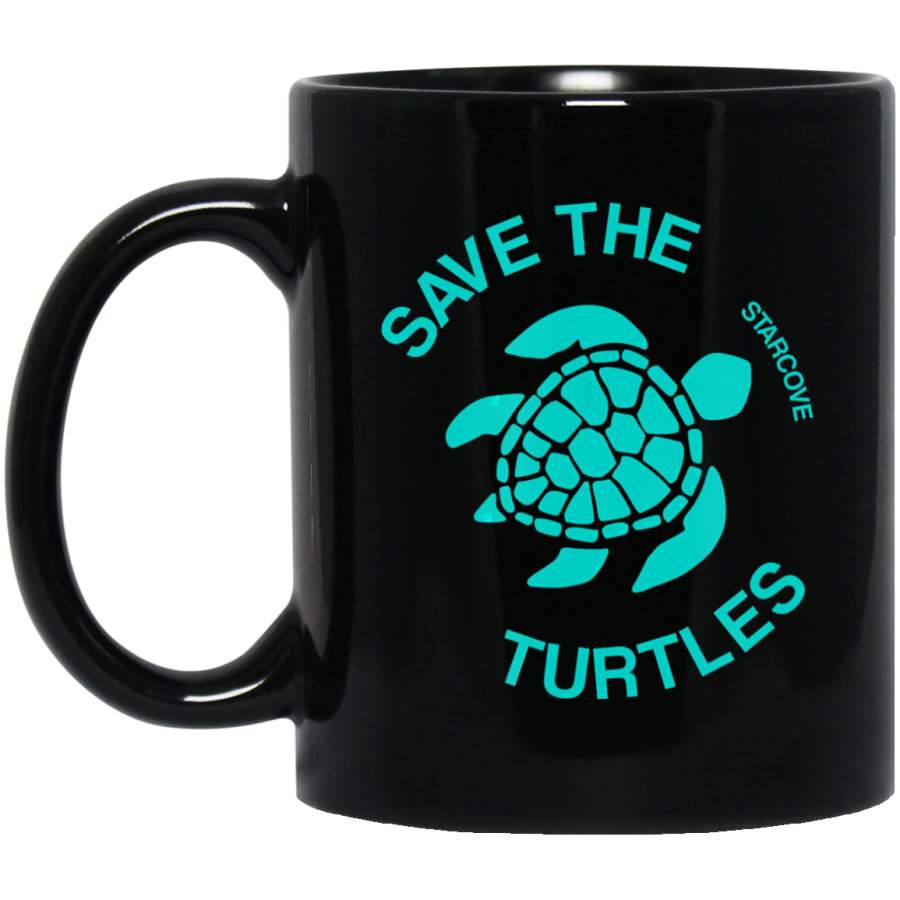 Save the Turtle Vsco, Sea Ocean Beach Lover Gift Aesthetic Coffee Mug