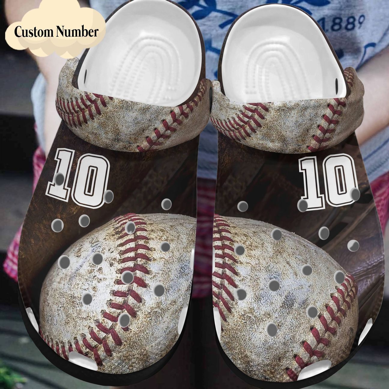 Baseball Personalized Clog, Custom Name, Text, Color, Number Fashion Style For Women, Men, Kid, Print 3D Baseball Is My Life