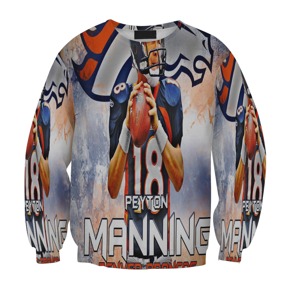 Denver Broncos 18 Peyton Manning V48 Gift For Fan 3D Full Printing Sweatshirt