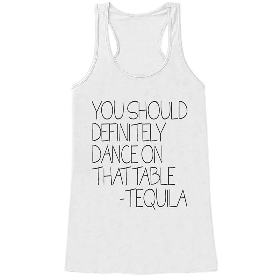 7 ate 9 Apparel Womens Tequila Funny Tank Top