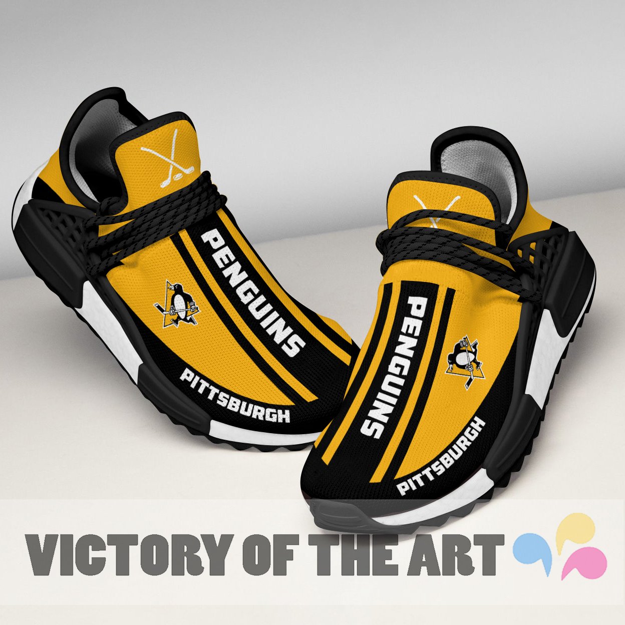 Fashion Unique Pittsburgh Penguins Human Race Shoes