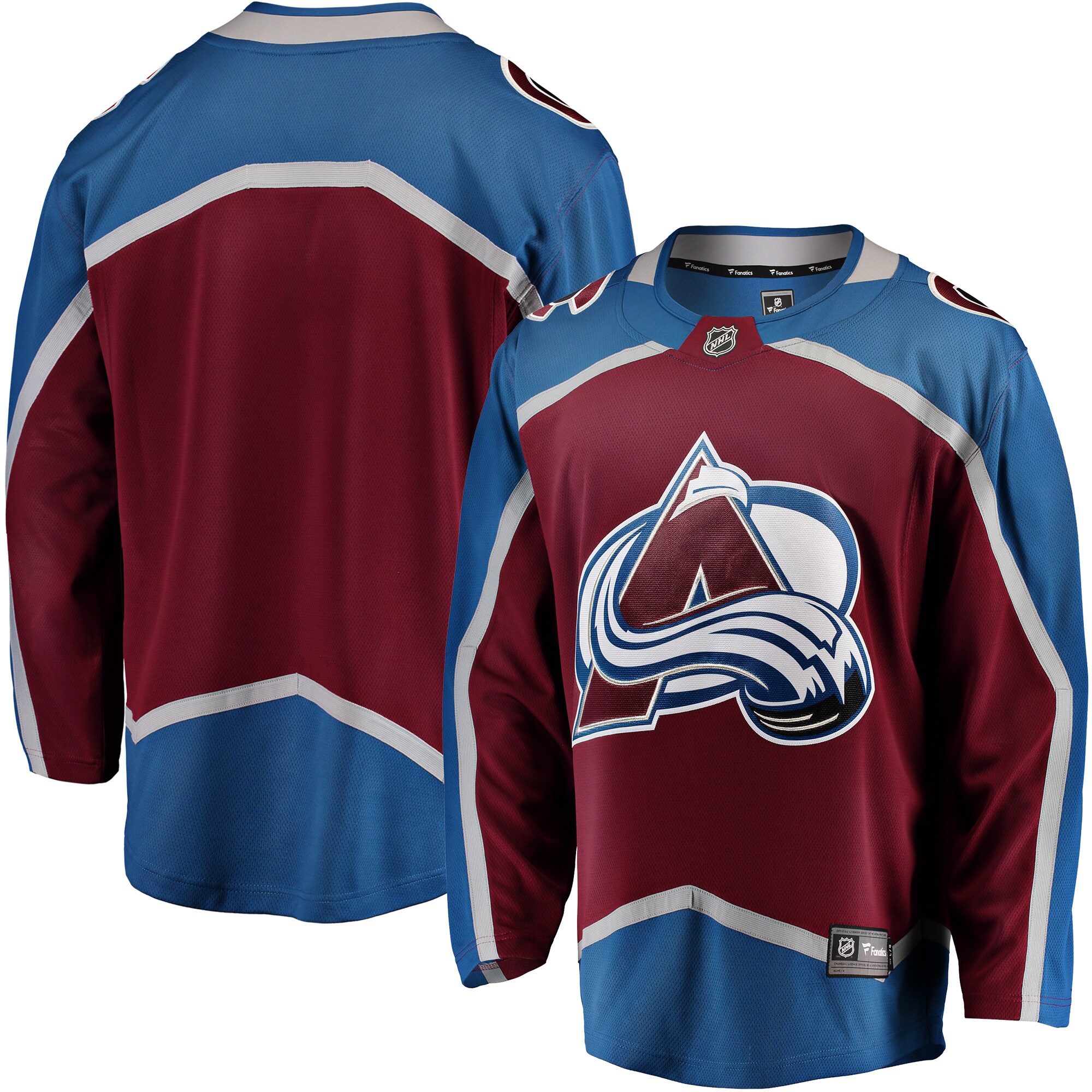 Colorado Avalanche Branded Breakaway Home Jersey – Maroon