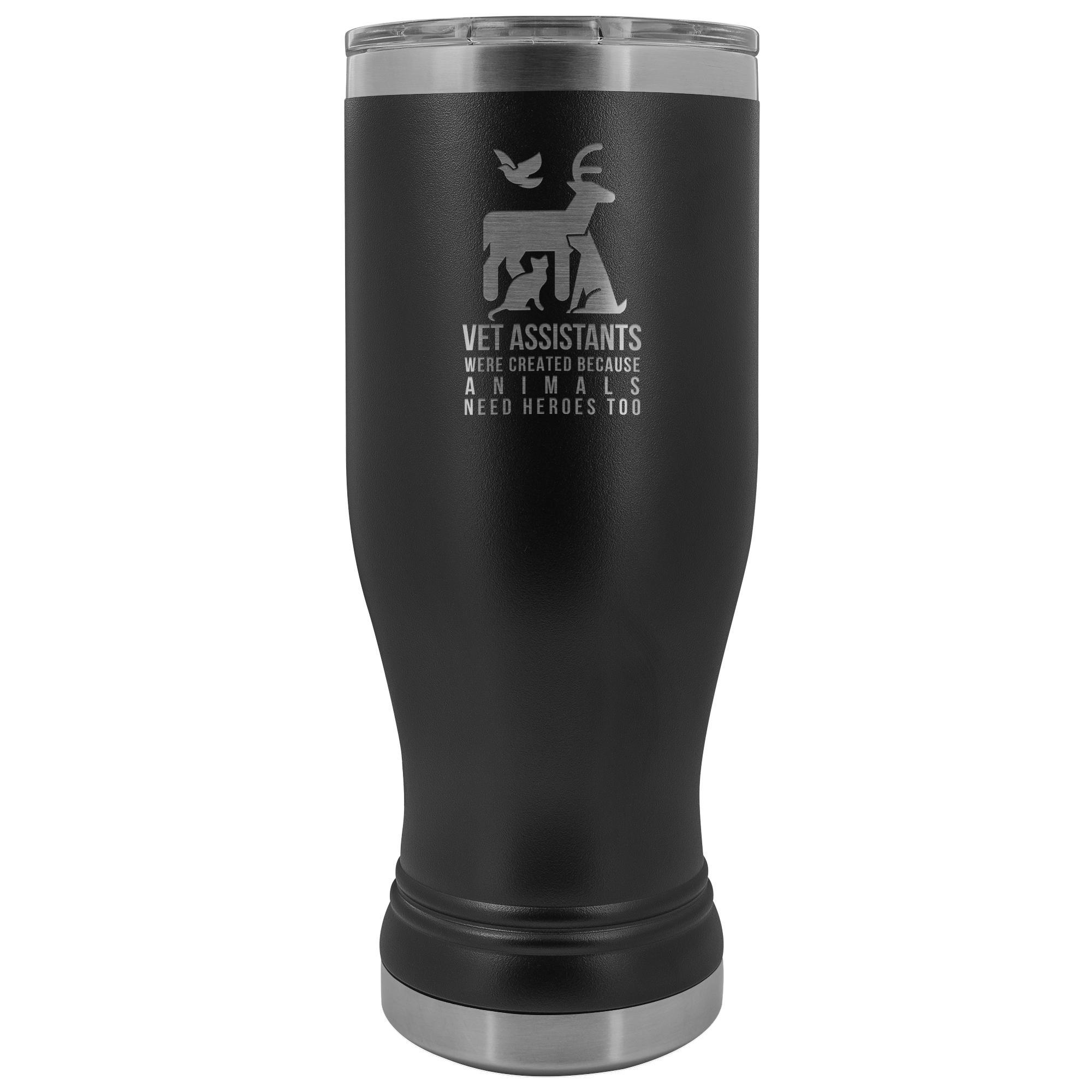 Vet Assistant- Vet Assistants Were Created Because Animals Need Heroes Too 20Oz Boho Vacuum Tumbler