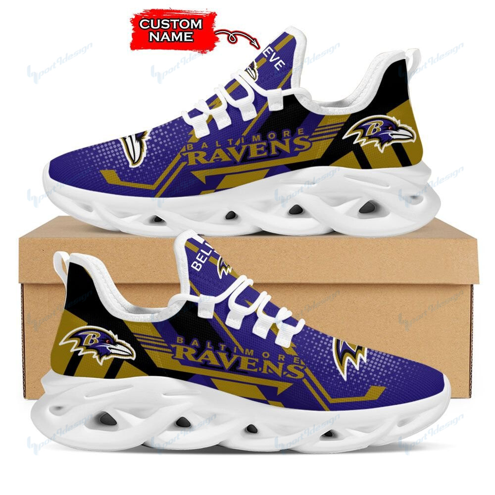 Baltimore Ravens Personalized Yezy Running Sneakers 780