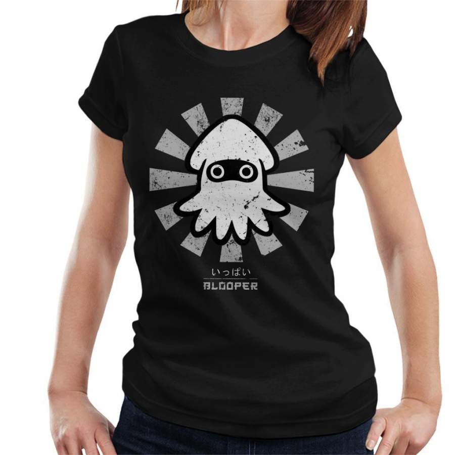 Blooper Squid Retro Japanese Mario Women’s T-Shirt
