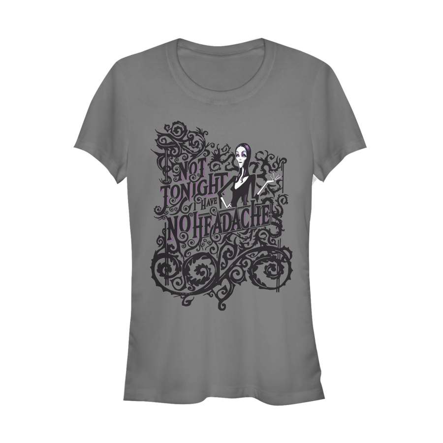 Addams Family Junior’s Morticia No Headache  T Shirt