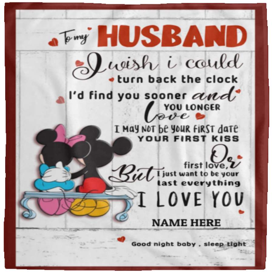 To My Husband – MIC Customized Blanket