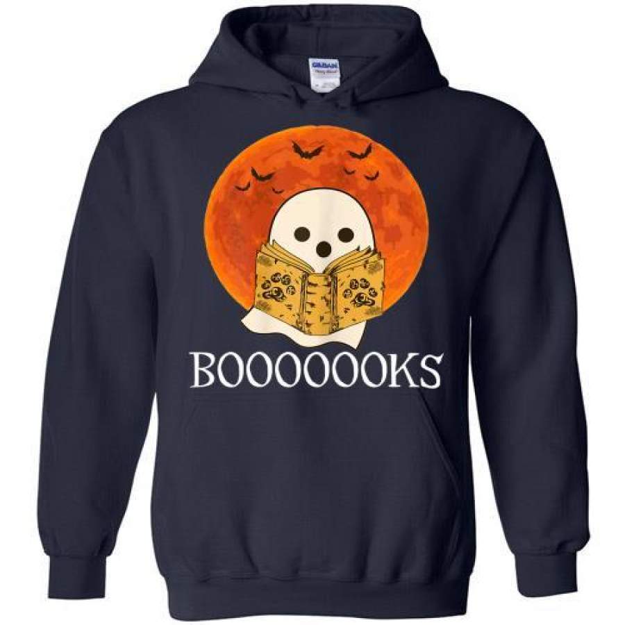 Booooooks Shirt Boo Read Books Halloween Hoodie