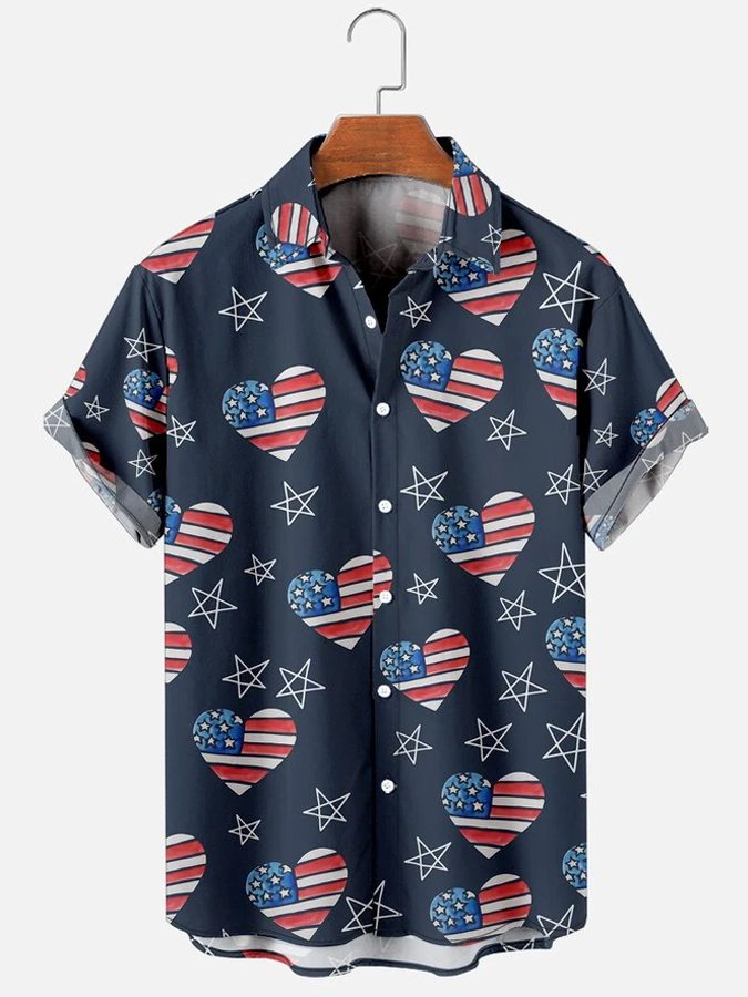 Of July Patriotic Hawaii Shirt For Men Ha105482