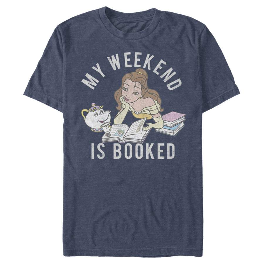 Beauty and the Beast Men’s Weekend Booked  T Shirt