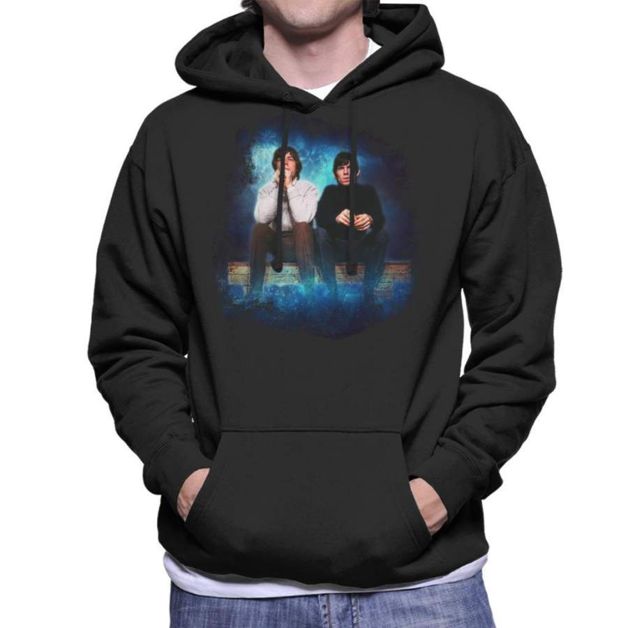 TV Times Mick Jagger And Keith Richards Of The Rolling Stones 1965 Men’s Hooded Sweatshirt