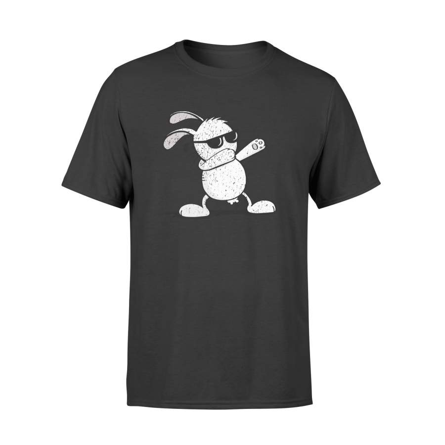 Dabbing Easter Bunny Boys Vintage  T Shirt