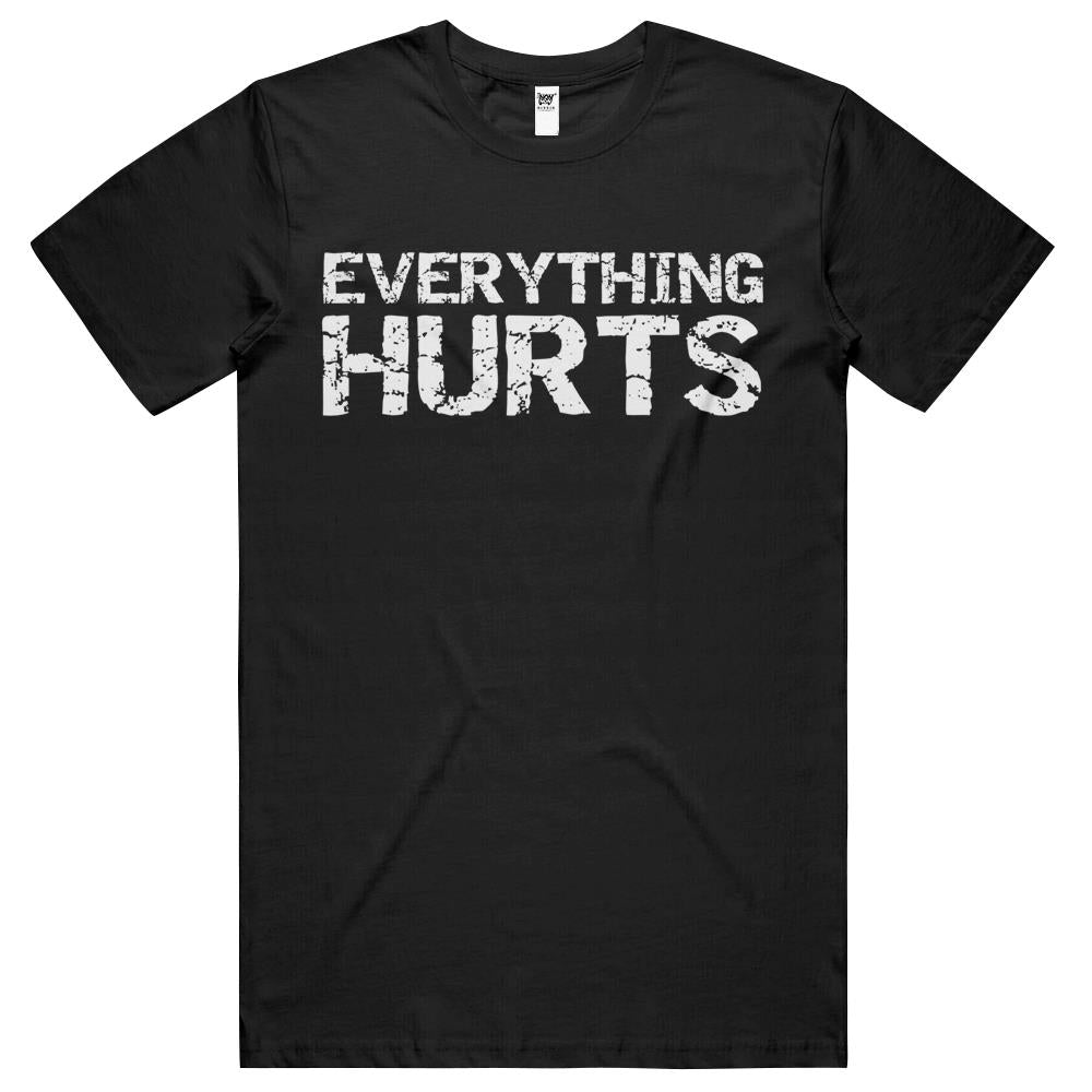 Everything Hurts Shirt For Men Funny Workout T Shirts