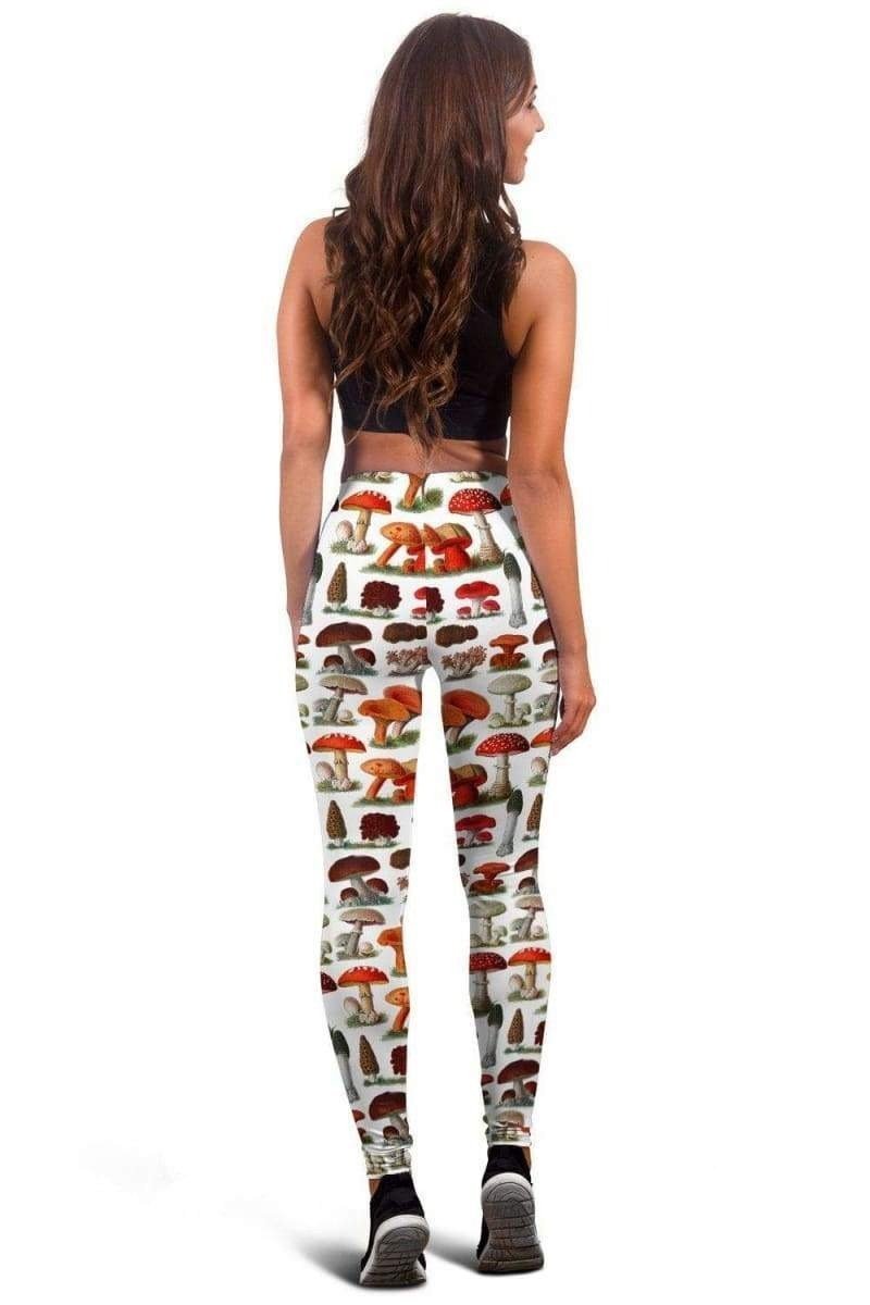 3D All Over Printed Mushroom Legging