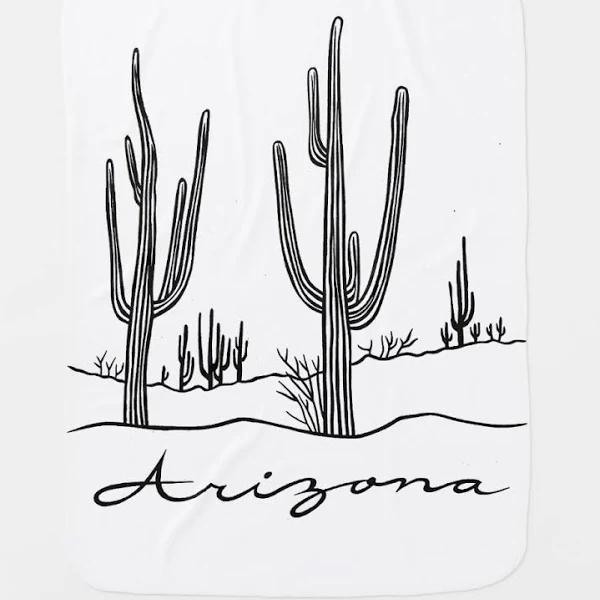 Arizona Cactus Country Blankets