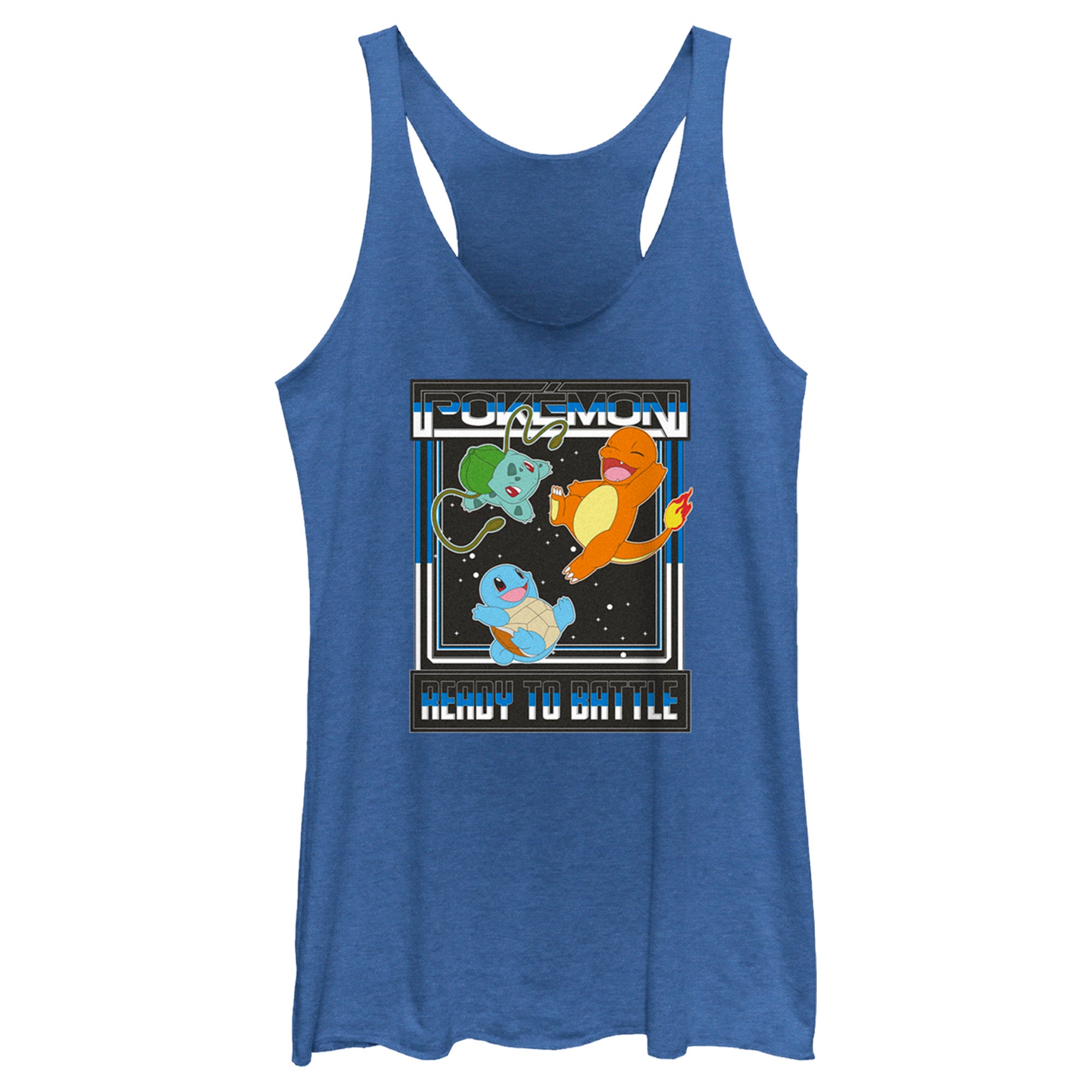 Women’S Pokemon Ready To Battle Trio Racerback Tank Top