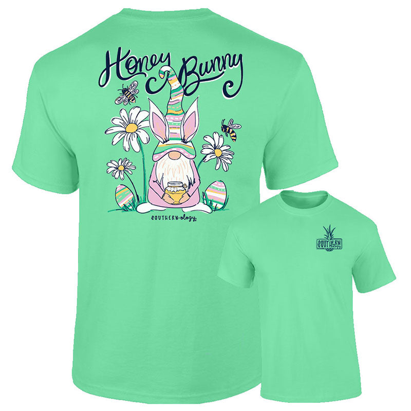 Southernology Honey Bunny Gnome Easter Comfort Colors T-Shirt