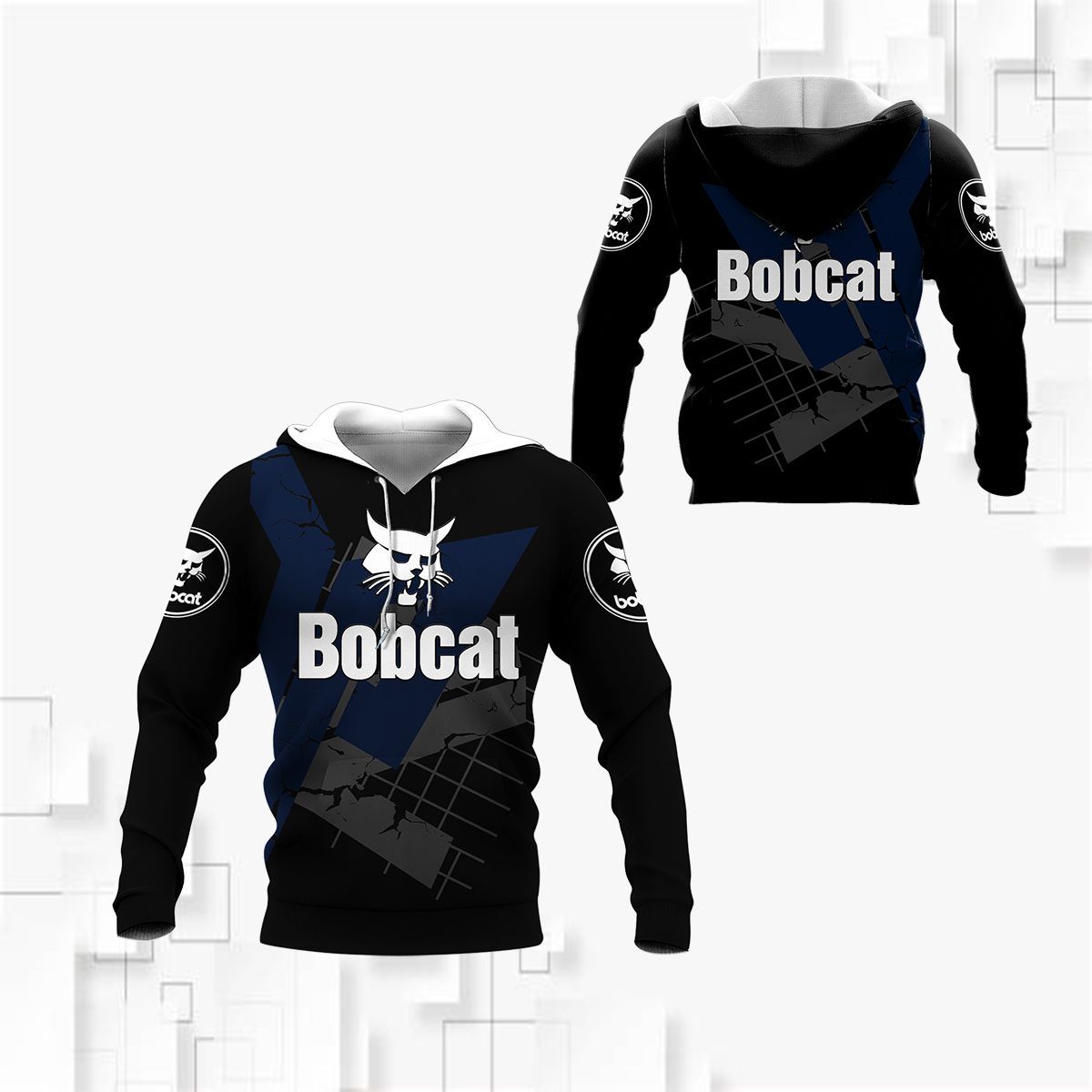 3D All Over Printed Bobcat TNC-HL Shirts Ver 1 (Blue)