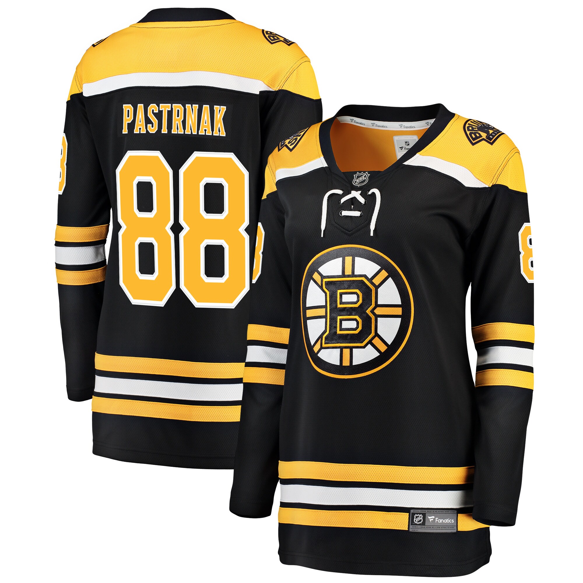 David Pastrnak Boston Bruins Branded Women's Breakaway Player Jersey – Black