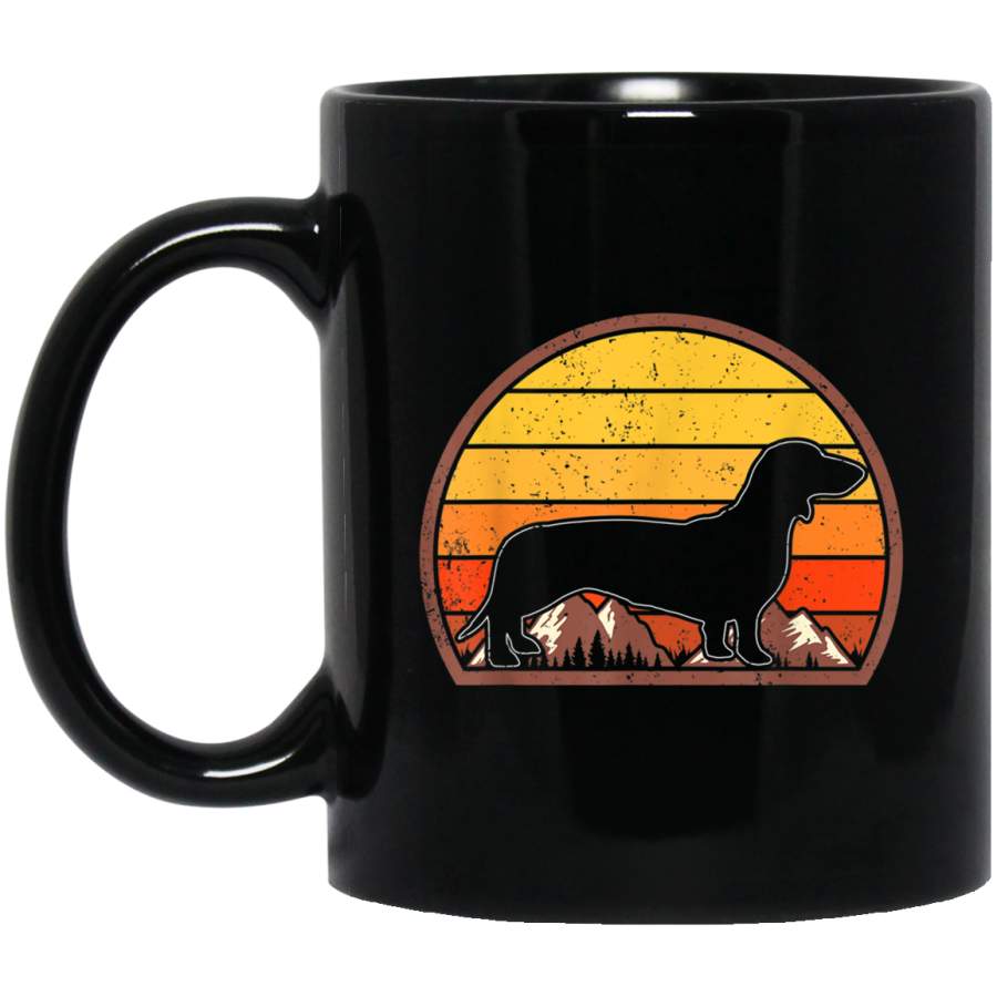 Vintage Dachshund Dog Lover Gift Vintage Retro Dachshund Mug