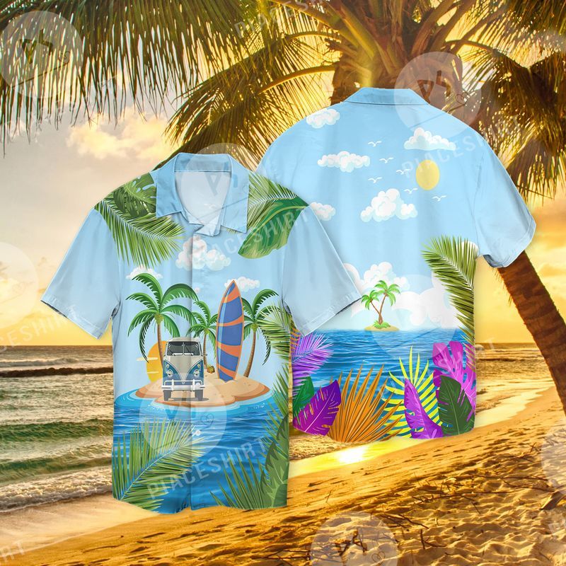 Hawaii Island Funny Full Print Hawaii Shirt Ha54514