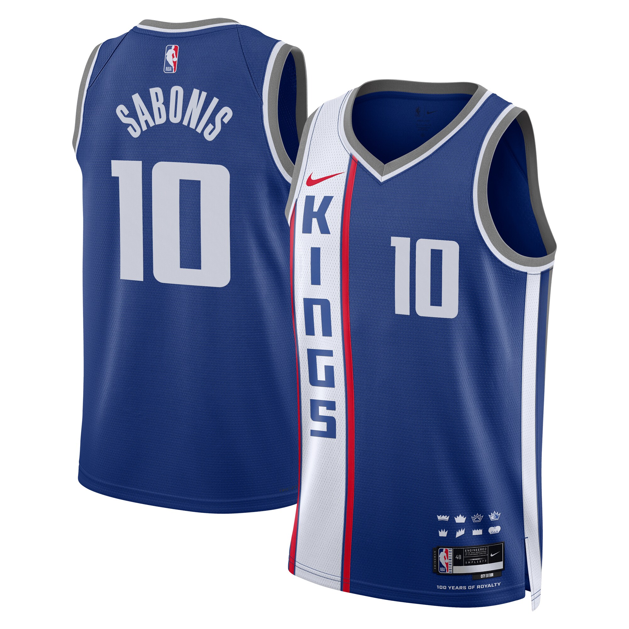 Sacramento Kings City Edition Swingman Jersey 23 – Blue – Domantas Sabonis – Unisex