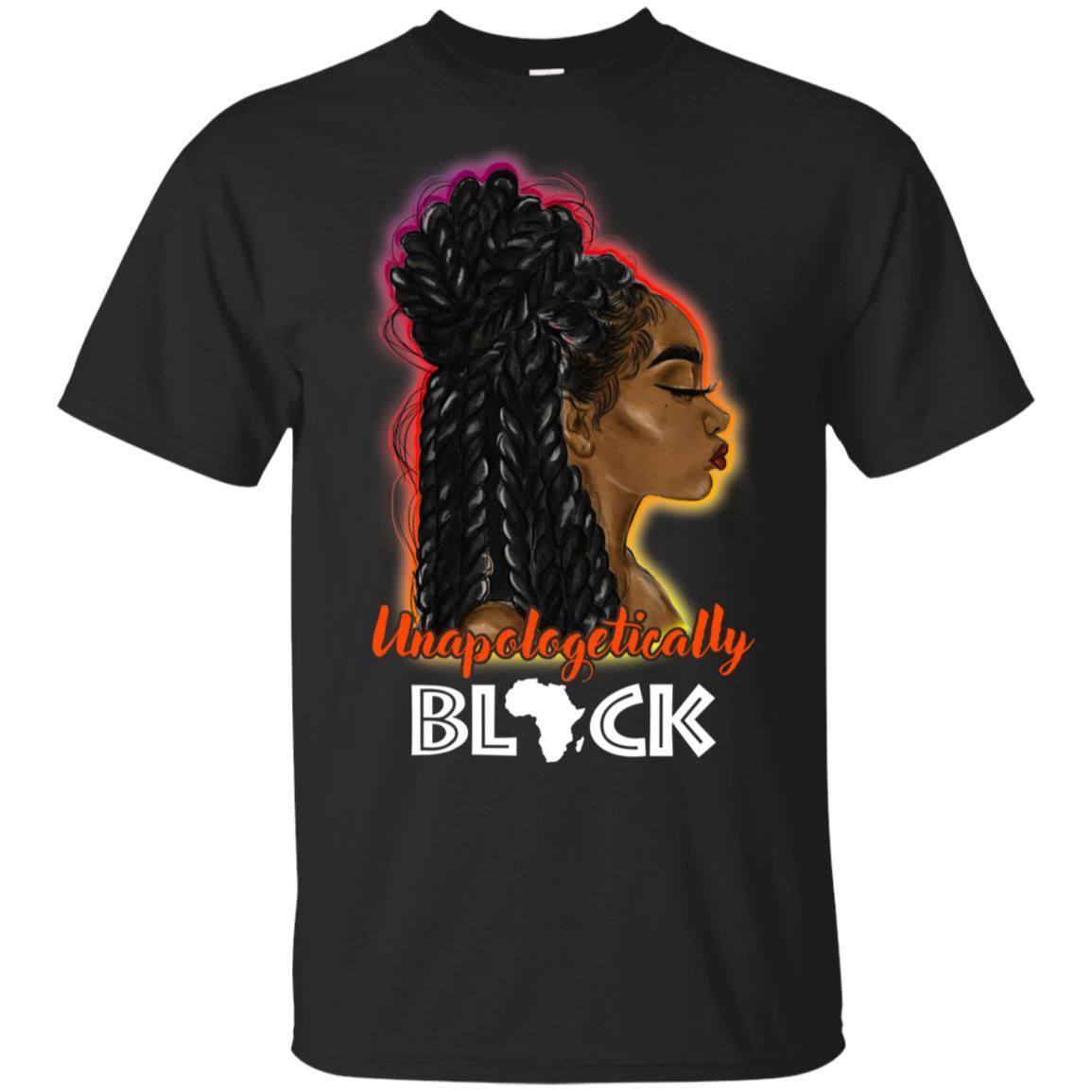 Unapologitically Black T-Shirt Afro Clothing Pro Black African Pride