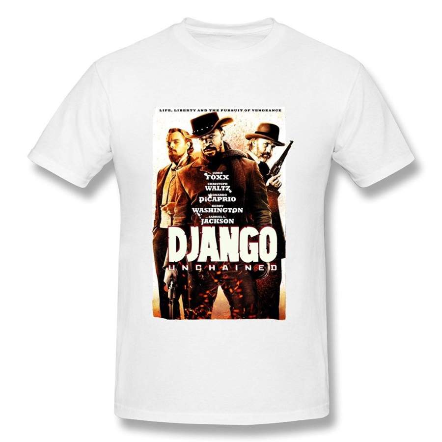 Film Django Unchained Poster Men’S Fashion T-Shirt