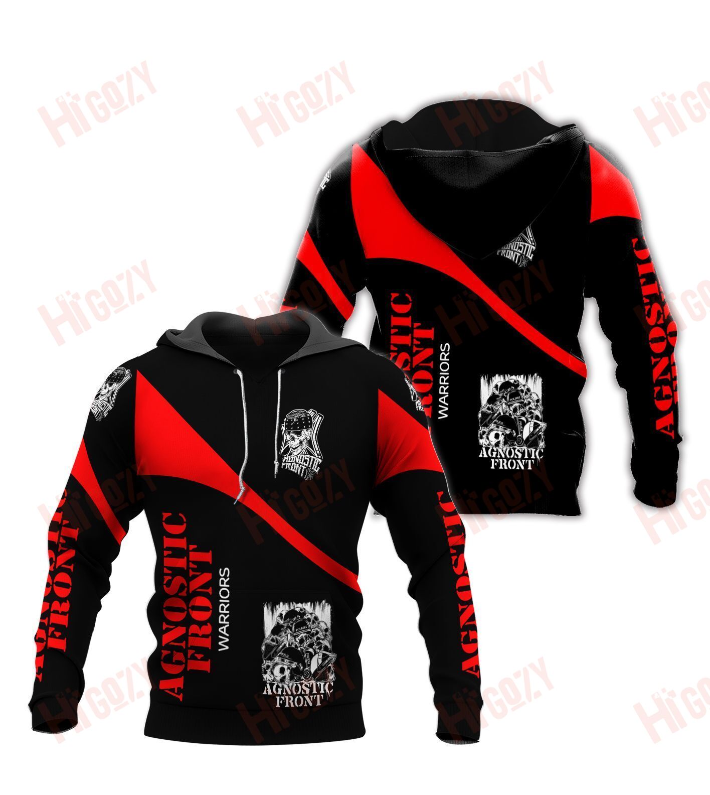 Agnostic Front Hoodie 3D – V987