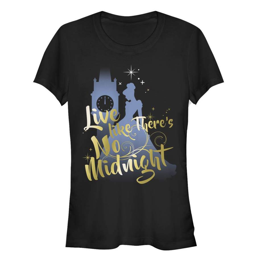 Cinderella Junior’s Live Like No Midnight  T Shirt