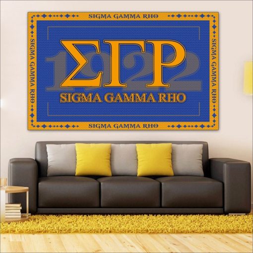 Sigma Gamma Rho Rug Wall