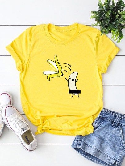 Banana Take Off Peel Funny T-shirt