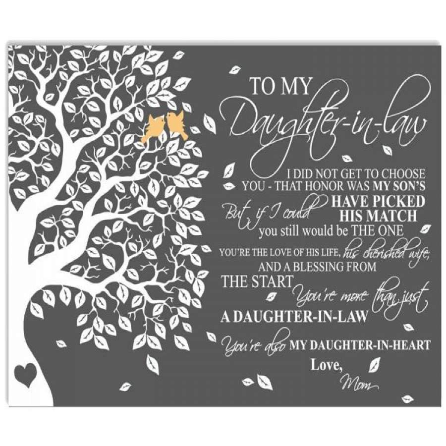 TO MY DAUGHTER IN LAW Horizontal Poster