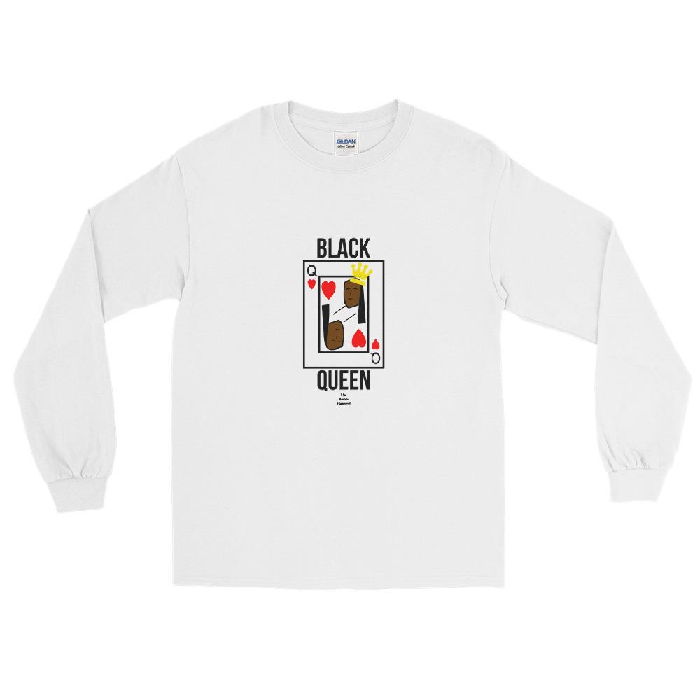 Black Queen Card – Long Sleeve T-Shirt