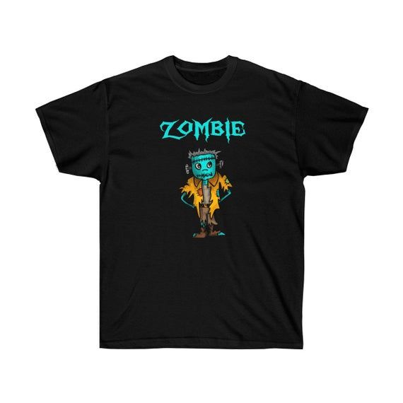 Innocent Zombie T Shirt Scary T Shirt Cute T Shirt Black T Shirt Tee Shirt Gift T Shirt Boy T Shirt Girls T Shirt