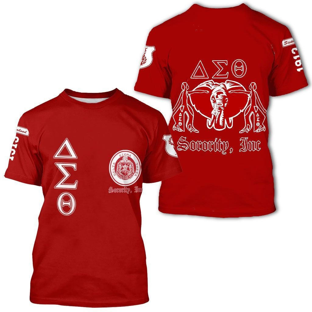 Sorority Tshirt – Elephant Delta Sigma Theta Sorority Tshirt