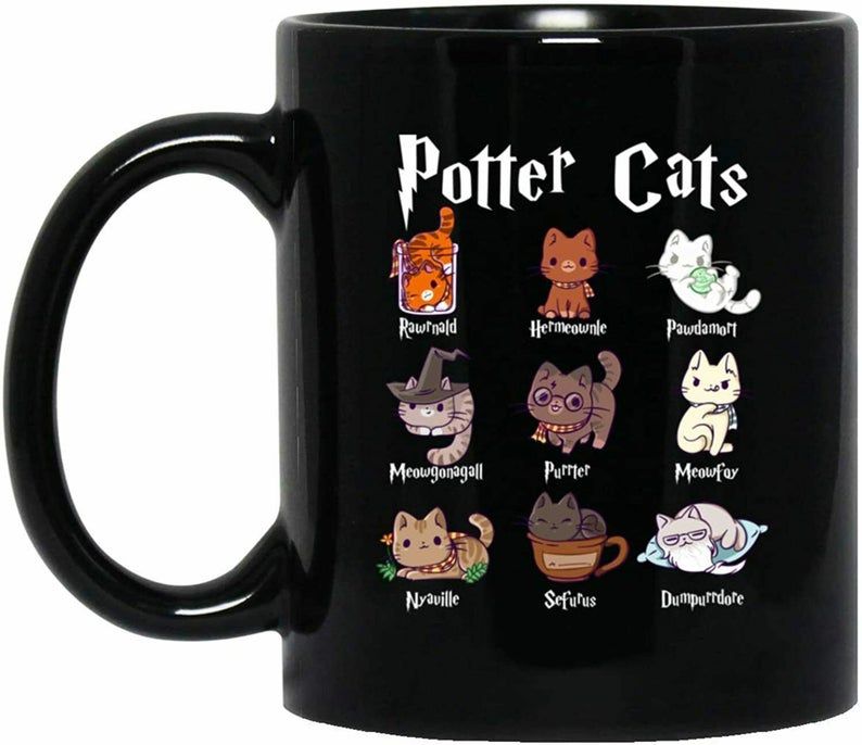 Potter Cat Mug, Harry Pawter Mug – Harry Pawter Cute Kitten Potter Cats Mug