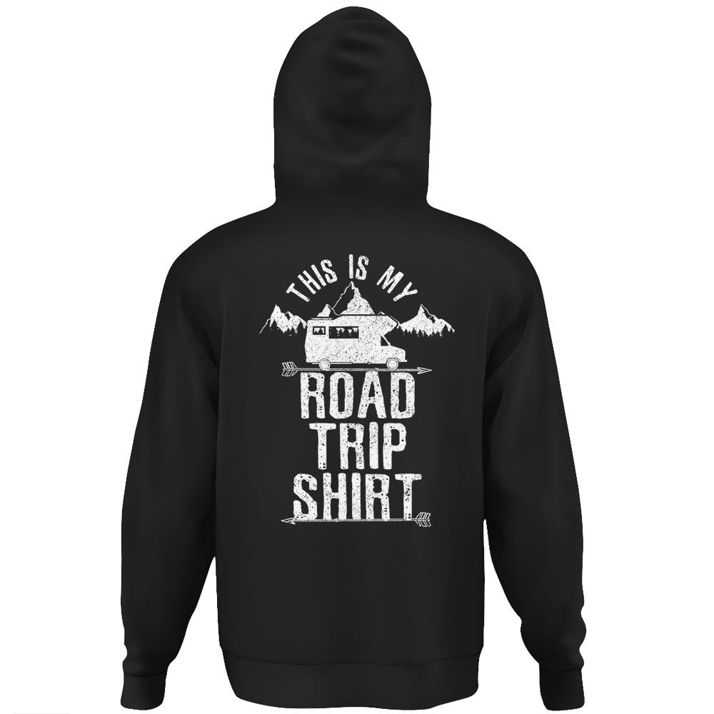 This Is My Road Trip Shirt – Rv Camping Tshirt Camper Gift Hoodie Print On Back