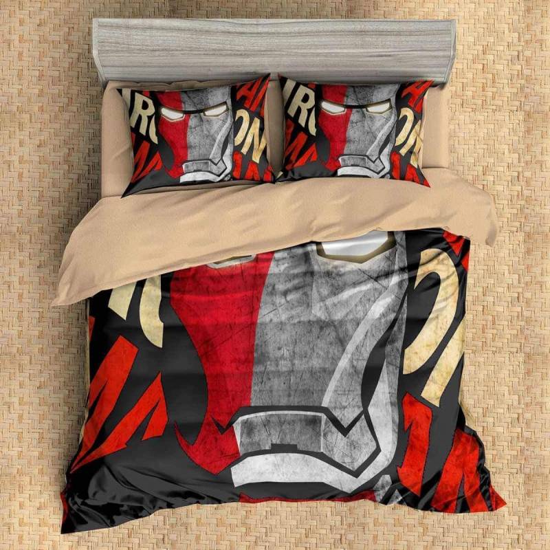 3D Customize Iron Man Bedding Set Duvet Cover Set Bedroom Set Bedlinen 6