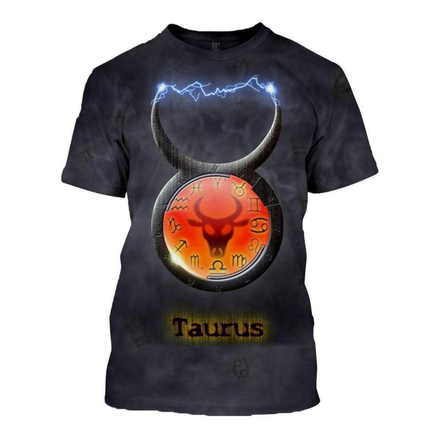 3D ALL OVER PRINTED TAURUS ZODIAC T SHIRT HOODIE NTH150845