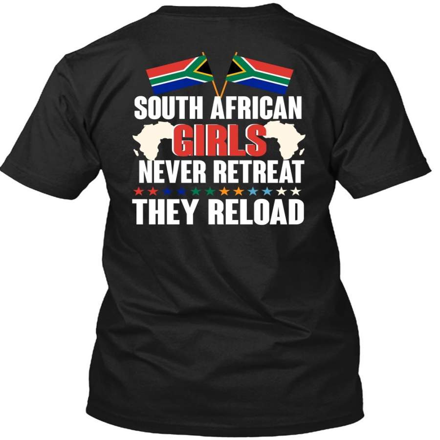 South African Girls Never Retreat T Shirt, My Life T Shirt