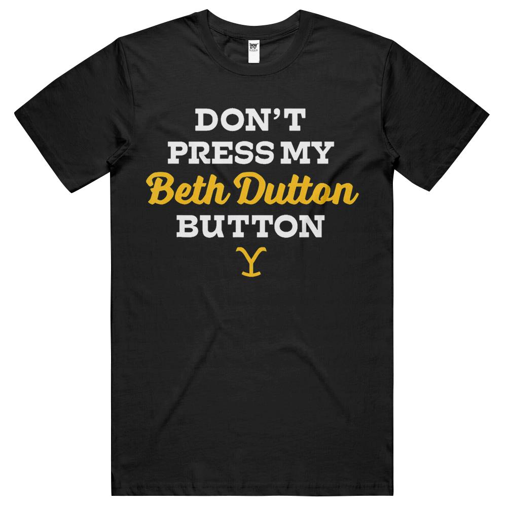 Yellowstone Beth Dutton Button T Shirts